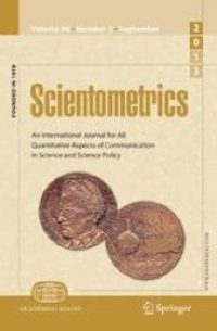 Scientometrics-cover